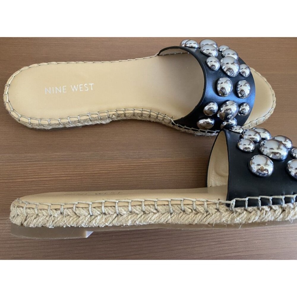NWOT Nine West Espadrille Slide Sandals - Picture 7 of 7